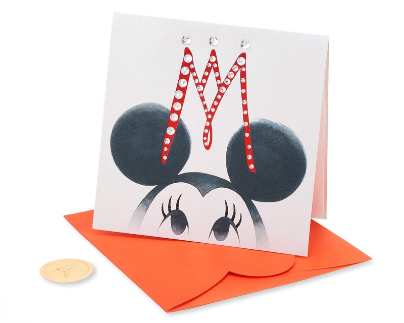 Papyrus Disney Blank Card (Minnie with Crown) - Image 4